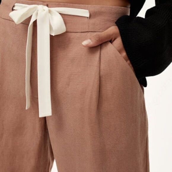 Aritzia Wilfred Free Allant Linen Pants - Picture 3 of 16